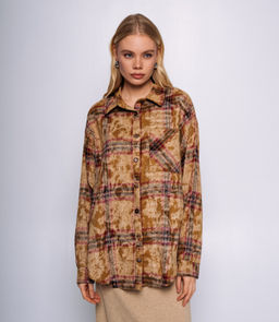 Рубашка #БШ2920, горчичный