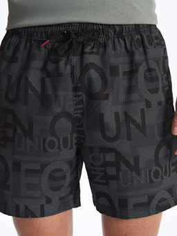 K?sa Boy Desenli Erkek Deniz ?ortu