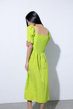 Приталенное платье с узором - Incity фото 3