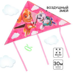 Воздушный змей Щенячий патруль, Paw Patrol, 50х80 см