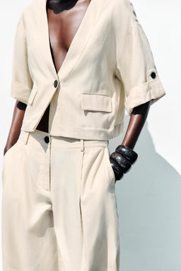 TURN-UP SLEEVE JACKET - Zara фото 5