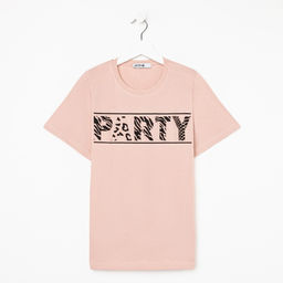 Футболка женская KAFTAN Party, бежевая, размер 40-42