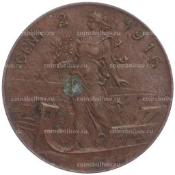2 чентезимо 1916 года Италия