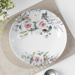 Тарелка глубокая Добрушский завод «Верона», 700 мл, d=20.5 см, фарфор, белая