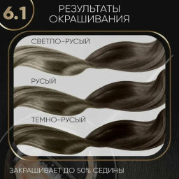 PROVOCATEUR COULEUR Краска безаммиачная д/волос 6.1 моккачино 40/80/15мл