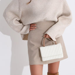 Сумка-мессенджер на клапане, цвет молочный - Simaland фото 8