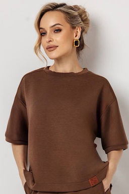 Блузка женская 4482Т/03/Коричневый