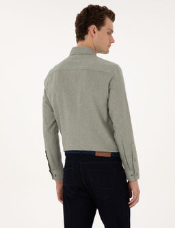Ye_il Slim Fit Uzun Kollu G_mlek - Pierre cardin фото 5