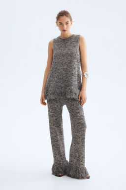 Top de punto con flecos - H&m фото 5