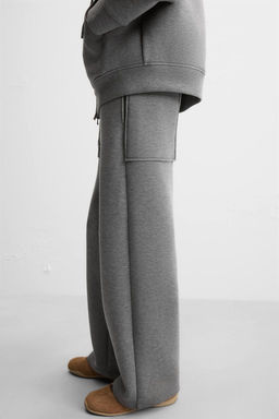 WIDE-LEG JOGGING TROUSERS - Zara фото 4