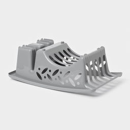 Сушилка для посуды, 32.5×19×11 см, серая