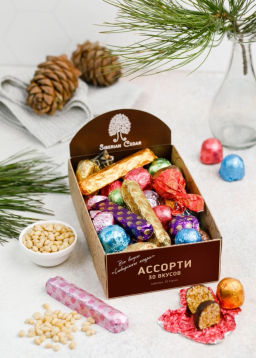 Ассорти 30 вкусов, 585 г | шоу-бокс - Сибирский кедр фото 2