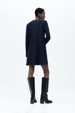 PLAIN KNIT MINI DRESS - Zara фото 4
