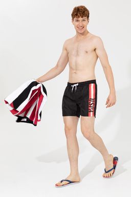 U. S. Polo Assn Мужские черные шорты для плавания
