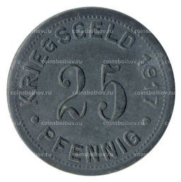 25 пфеннигов 1917 года Германия  Нотгельд (Мюнстер)