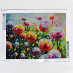 Алмазная вышивка полное заполнение «Полевые цветы», 30×40 см, на холсте