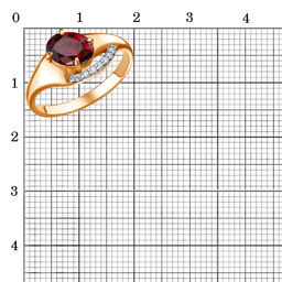 КОЛЬЦО 24815041Гр - Красная пресня фото 2