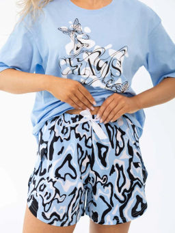 Костюм женский, цвет голубой