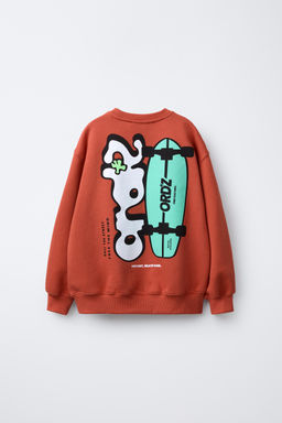 RAISED PRINT SWEATSHIRT - Zara фото 2