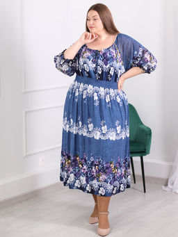 Платье женское повседневное длинное - Almond фото 4