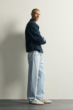 JEANS STRAIGHT ANKLE FIT / Azul claro - Zara фото 4