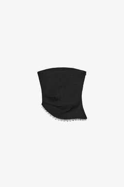 JEWEL STRAPLESS TOP - Zara фото 16