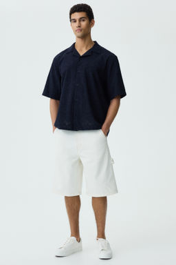 Camisa resort con textura Relaxed Fit - H&m фото 6
