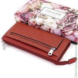 Женский кожаный кошелек на молнии Sergio Valentini СВ 8101-016  фото 3