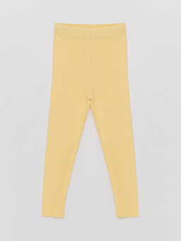 Beli Lastikli Basic K?z ?ocuk Triko Tayt