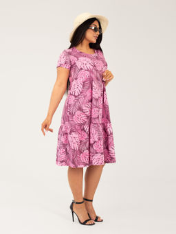 Платье женское кулирка "АГНИЯ" РОЗОВЫЙ