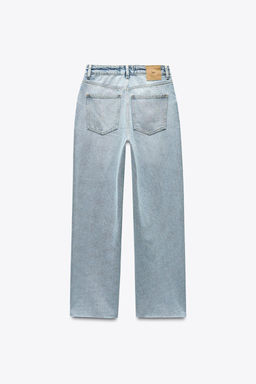 Z1975 STRAIGHT-LEG HIGH-WAIST JEANS - Zara фото 12