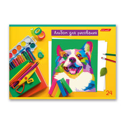 Светоч Альбом для рисования 100 г/м2 A4 29 х 20.5 см 24 л. на скобе 20 шт. 24АЛСК4_000209 Моё творчество