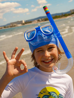 UV Korumal? Erkek ?ocuk Y?zme Tak?m