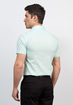Сорочка мужская короткий рукав GREG 410/309/FR MINT/ZV  фото 9