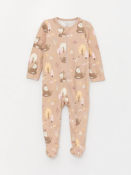 Bisiklet Yaka Uzun Kollu K?z Bebek Fermuarl? Tulum 2li - Waikiki фото 2