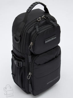 Рюкзак мужской текстильный 15073 black Aotian в Новосибирске