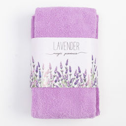 Набор махровых полотенец Этель Lavender 30х30 см - 3 шт, 340 г/м2, 100% хл  фото 5