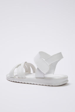 Trendyol Shoes Beyaz Toka Detayl? Buyuk/Kucuk K?z Cocuk Kids Sandalet TAKSS25SD00040 - Trendyolmilla фото 3