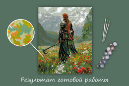 ФРЕЯ PNB/PL-352 Набор для раскрашивания по номерам 50 х 40 см Сильная духом