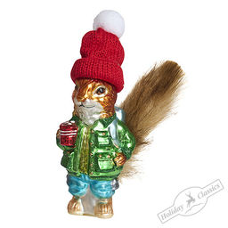 Белка-турист с рюкзаком (стекло) 5,5х10х12,5 см