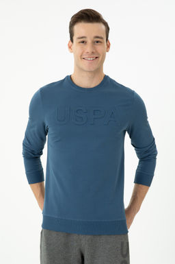 U. S. Polo Assn / Мужской базовый свитшот цвета индиго - U.s. polo assn фото 16