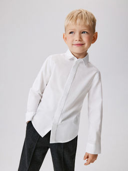 ACOOLA / Сорочка верхняя детская для мальчиков Rudolfo белый