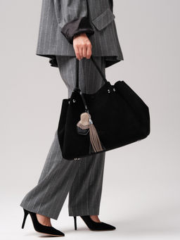 Замшевая сумка с матрешкой Vasilisa DBR 31210 черный фото 11