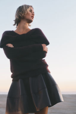 Top en mezcla de mohair con detalle girado - H&m фото 5