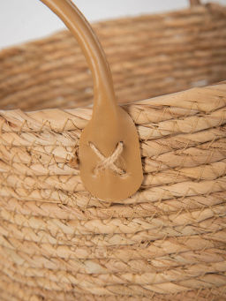 Корзина с ручками размер S ,цвет беж, арт JH-00622
