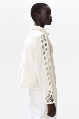 Chaqueta de algod?n con bordado ingl?s - H&m фото 3