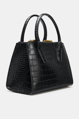 EMBOSSED MINI CITY BAG - Zara фото 3