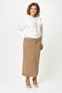 Костюм Michel Chic 1439 бежевый, белый  фото 3