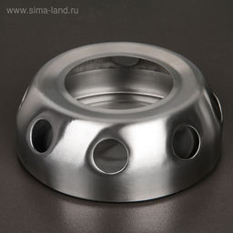 Подставка-подогрев, 13.5×6.5 см, нержавеющая сталь