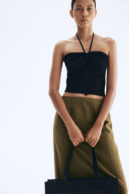 Falda de tubo efecto arrugado - H&m фото 4